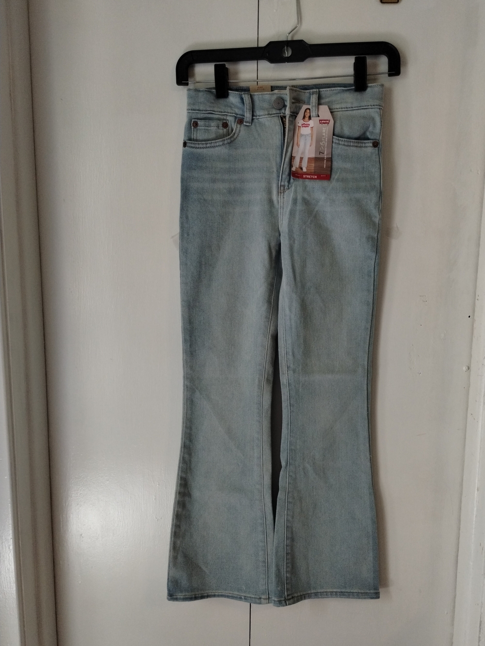 Levi's Girl's Pale Blue Flare Jeans Size (10)